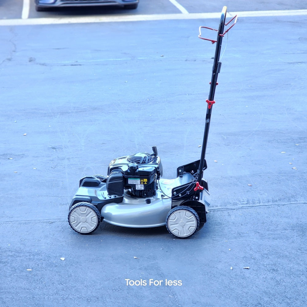 22 in. 140 cc Briggs & Stratton Walk Behind Gas Self-Propelled Lawn Mower with Front Wheel Drive and Bagger (MNA153003) 22 in. 140 cc Briggs & Stratton Walk Behind Gas Self-Propelled Lawn Mower with Front Wheel Drive and Bagger (MNA153003)